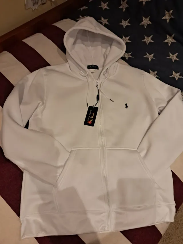 Sudadera Ralph Lauren Blanca Sin Estrenar
