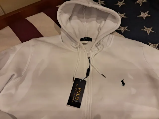 Sudadera Ralph Lauren Blanca Sin Estrenar