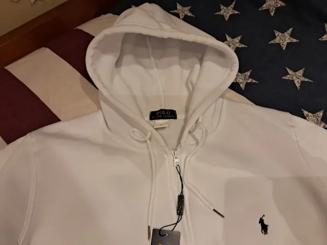 Sudadera Ralph Lauren Blanca Sin Estrenar