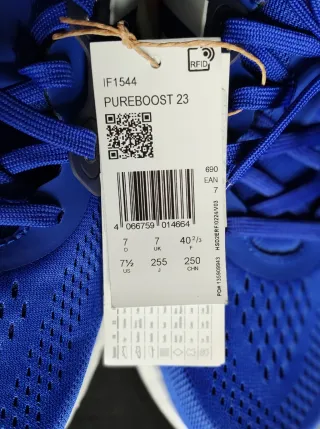 Zapatillas Adidas Pureboost 23 Azul/Rojo