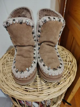 Mou Botas Joya Beige/Marrón
