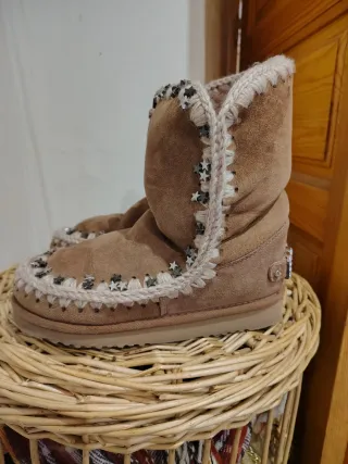 Mou Botas Joya Beige/Marrón