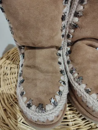 Mou Botas Joya Beige/Marrón