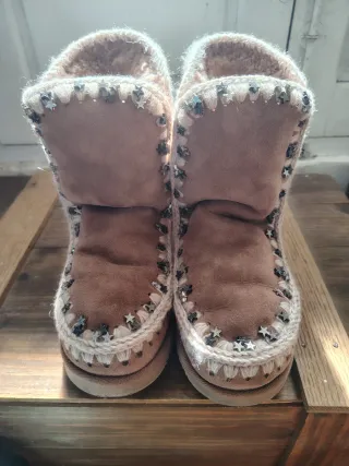 Mou Botas Joya Beige/Marrón