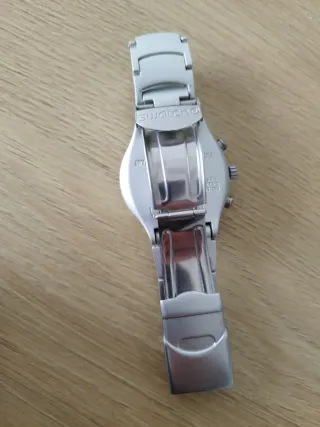 Relógio Swatch Cronógrafo Prata