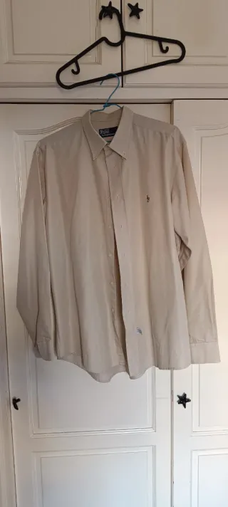 Camisa Polo Ralph Lauren Beige