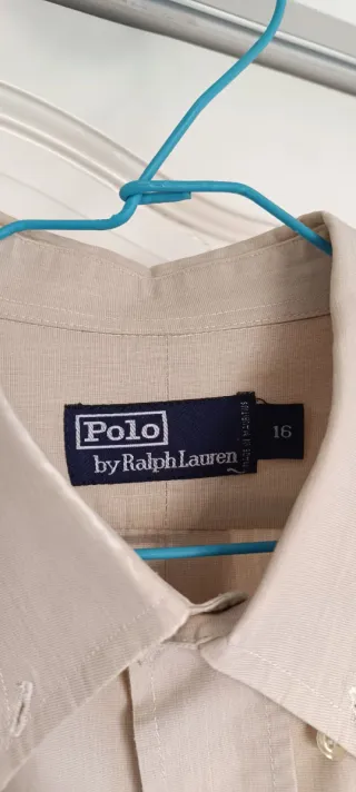 Camisa Polo Ralph Lauren Beige