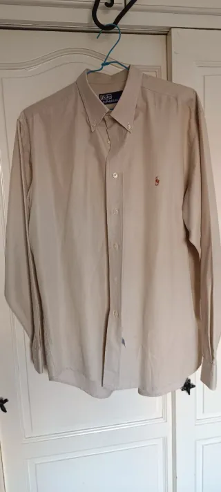 Camisa Polo Ralph Lauren Beige