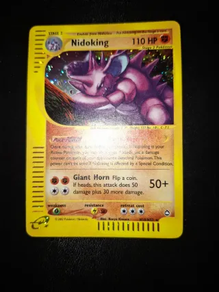 Pokémon Nidoking Aquapolis H18