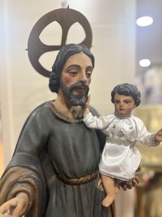 Antigua figura San José 70 cm