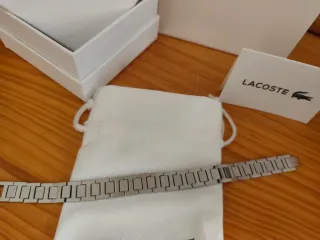 Pulsera Lacoste Hombre Plata