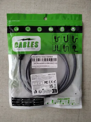 Cable Micro HDMI a HDMI 4K