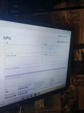 Ordenador HP i5 + Nvidia