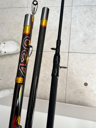 2 cañas de pesca