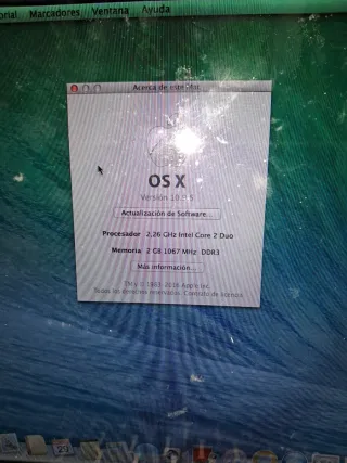 Ordenador Apple Macbook pro OS X 10.9.5 + cargador