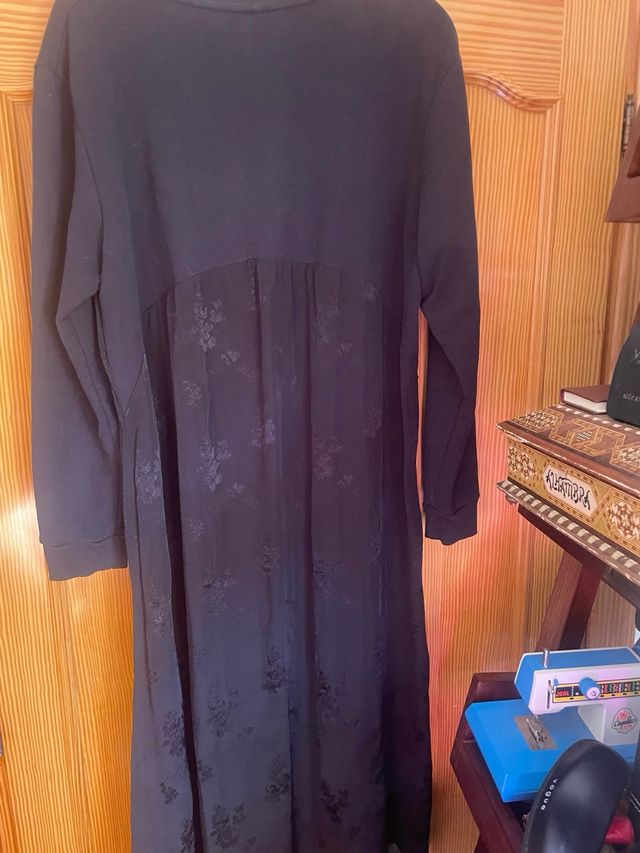 Vestido negro combinado XL