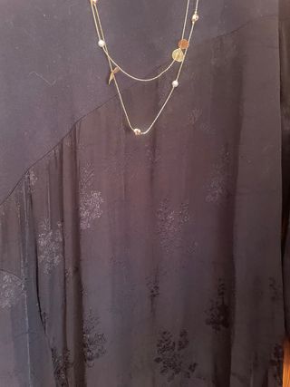 Vestido negro combinado XL