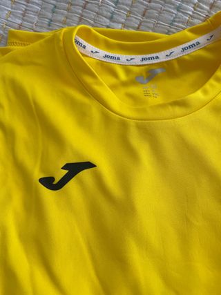 Camiseta Joma Amarilla Talla XS