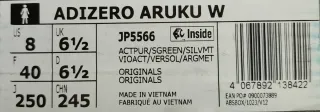 Zapatillas Adidas Adizero Aruku W Talla 40
