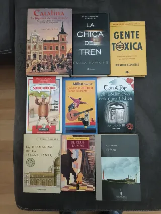 Lote de 9 Libros en Español