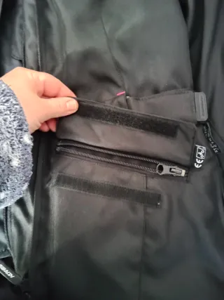 Chaqueta Moto Mujer Garibaldi Negra