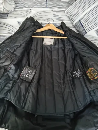 Chaqueta Moto Mujer Garibaldi Negra