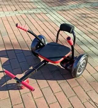 Hoverboard Go-Kart Adaptador Negro/Rojo