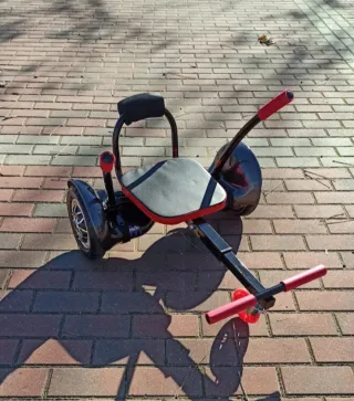 Hoverboard Go-Kart Adaptador Negro/Rojo