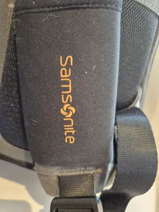 Mochila Samsonite para portátil gris/naranja