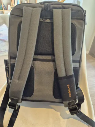 Mochila Samsonite para portátil gris/naranja