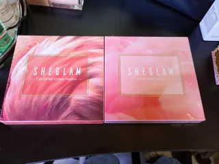 Paleta de sombras Sheglam Coral y Rosa