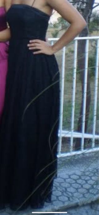 Vestido Adolfo Domínguez Negro Fiesta