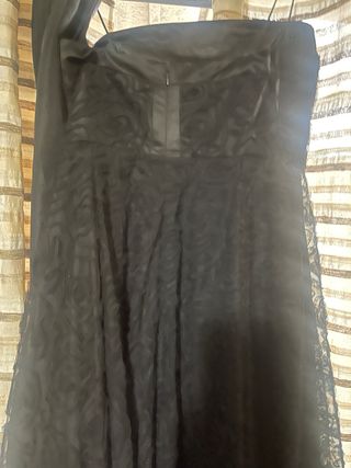 Vestido Adolfo Domínguez Negro Fiesta