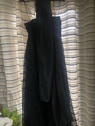 Vestido Adolfo Domínguez Negro Fiesta