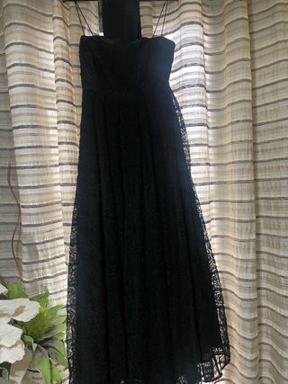 Vestido Adolfo Domínguez Negro Fiesta