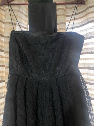 Vestido Adolfo Domínguez Negro Fiesta