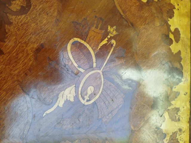 Tavolo da gioco antico in legno