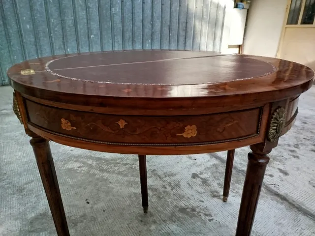 Tavolo da gioco antico in legno