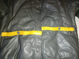 Chaqueta de piel vintage nueva. Unisex