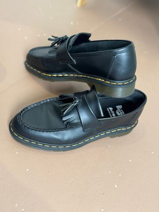Dr. Martens Mocasines Negros con Flecos