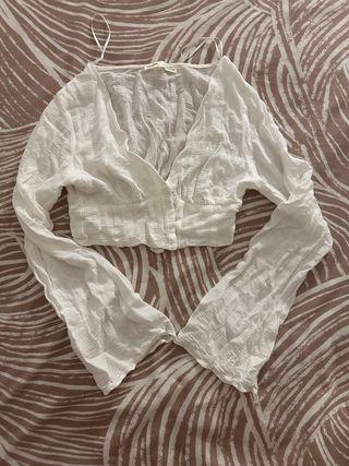 Jersey Beige Hombros Descubiertos