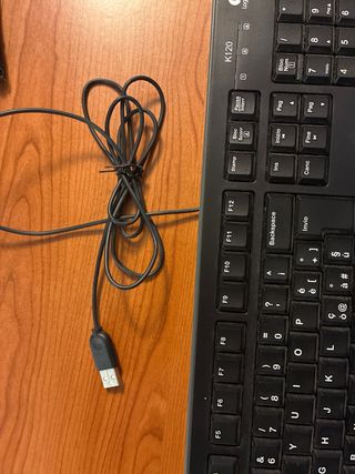 Tastiera Logitech K120 Nera