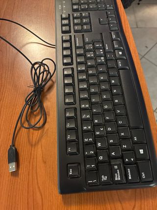 Tastiera Logitech K120 Nera