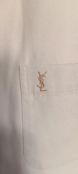 Camisa Yves Saint Laurent Beige