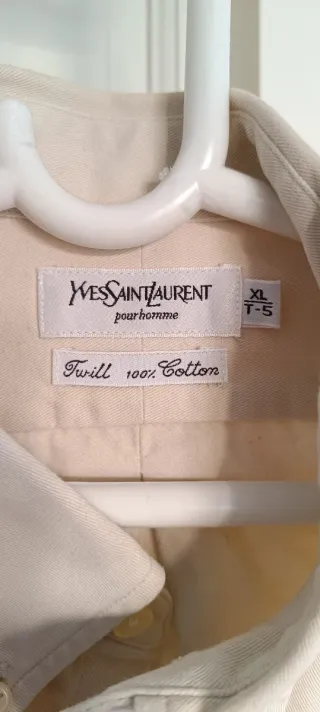 Camisa Yves Saint Laurent Beige