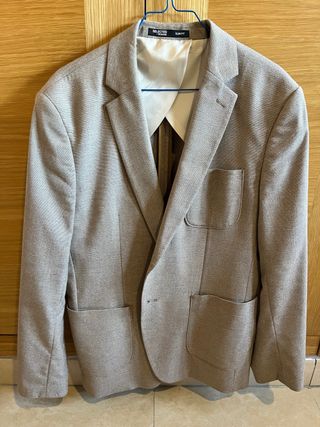 Americana Selected Beige Talla L Hombre