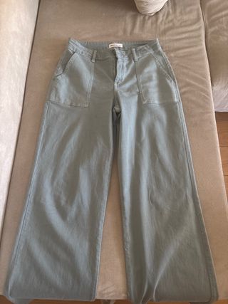 Pantalones anchos verdes Brownie