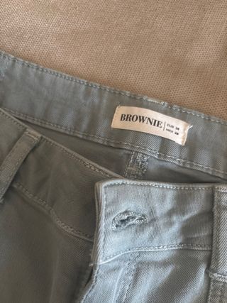 Pantalones anchos verdes Brownie