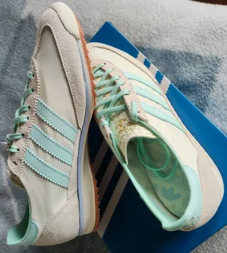 Zapatillas Adidas SL 72 OG W Beige/Teal