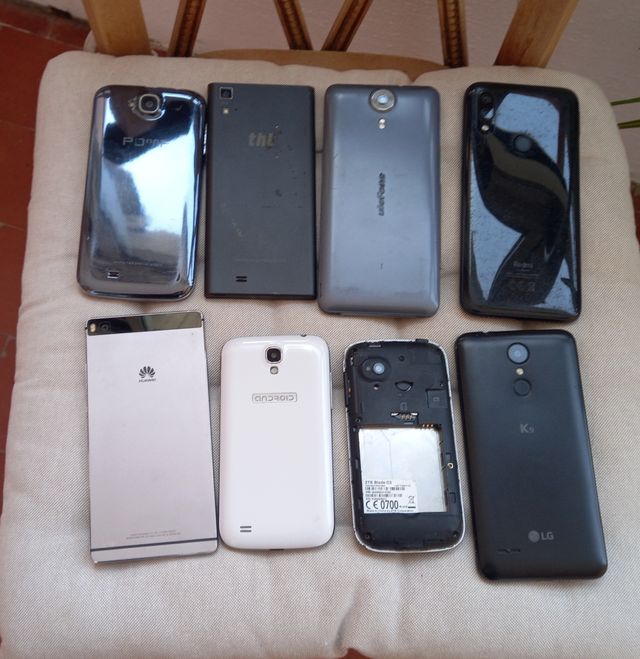 8 Móviles Varios piezas o reparaciones